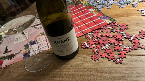 Customer photo review of Wine Puzzle - Periodic Table of Wine