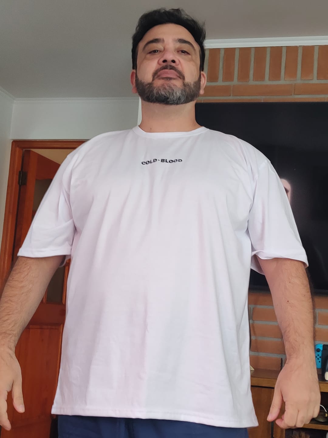 Customer photo review of POLERA BASIC WHITE