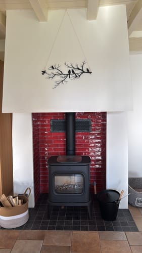 Customer photo review of Décoration murale en métal moderne - Oiseaux sur branche (v2)