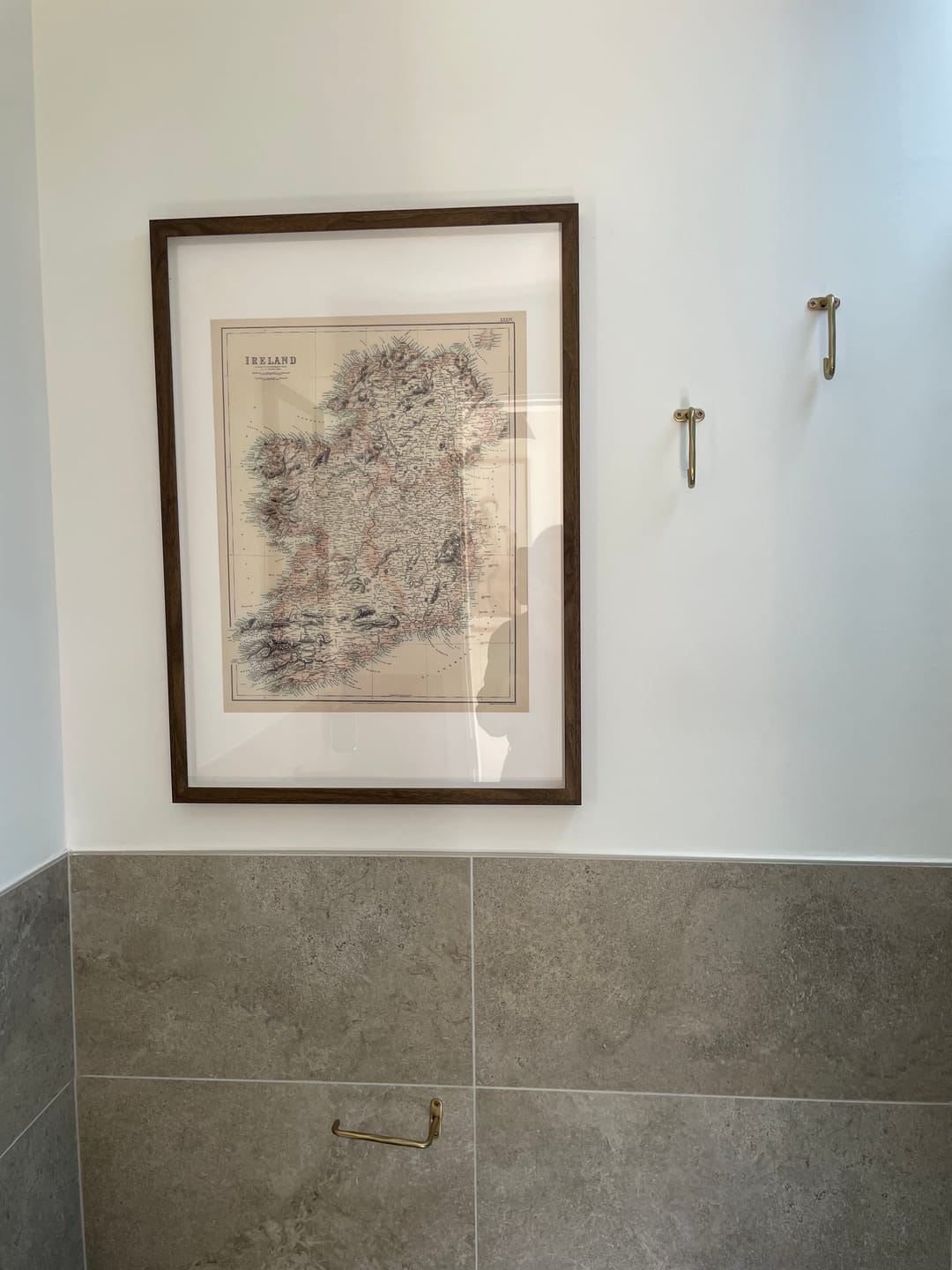 Customer photo review of Old Map of Ireland in 1872 - Rare, Attractive Colour Map by A. Fullarton & Co