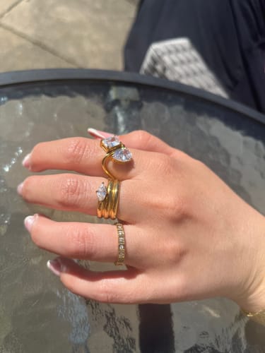Customer photo review of Lyra Ring