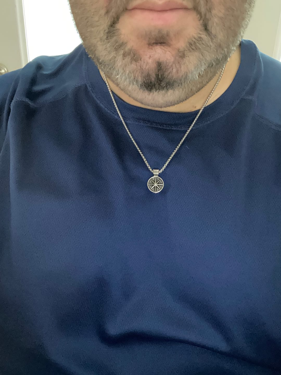 Customer photo review of Compass Urn Pendant