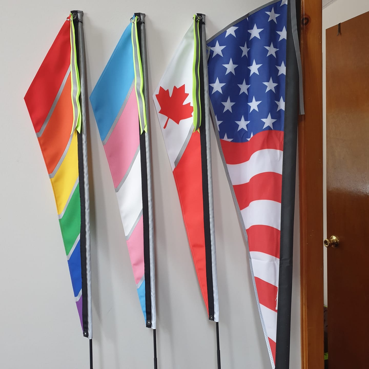 Customer photo review of T-Cycle Flag Mount