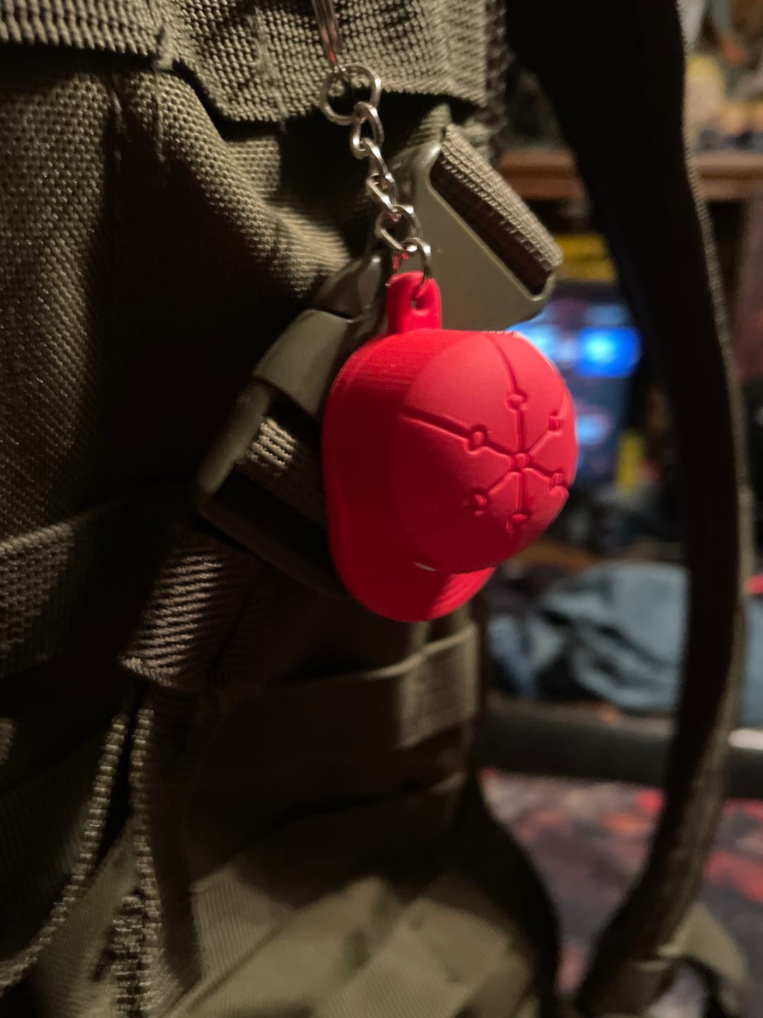 Customer photo review of MAGA Hat Keychain (Limited Edition)