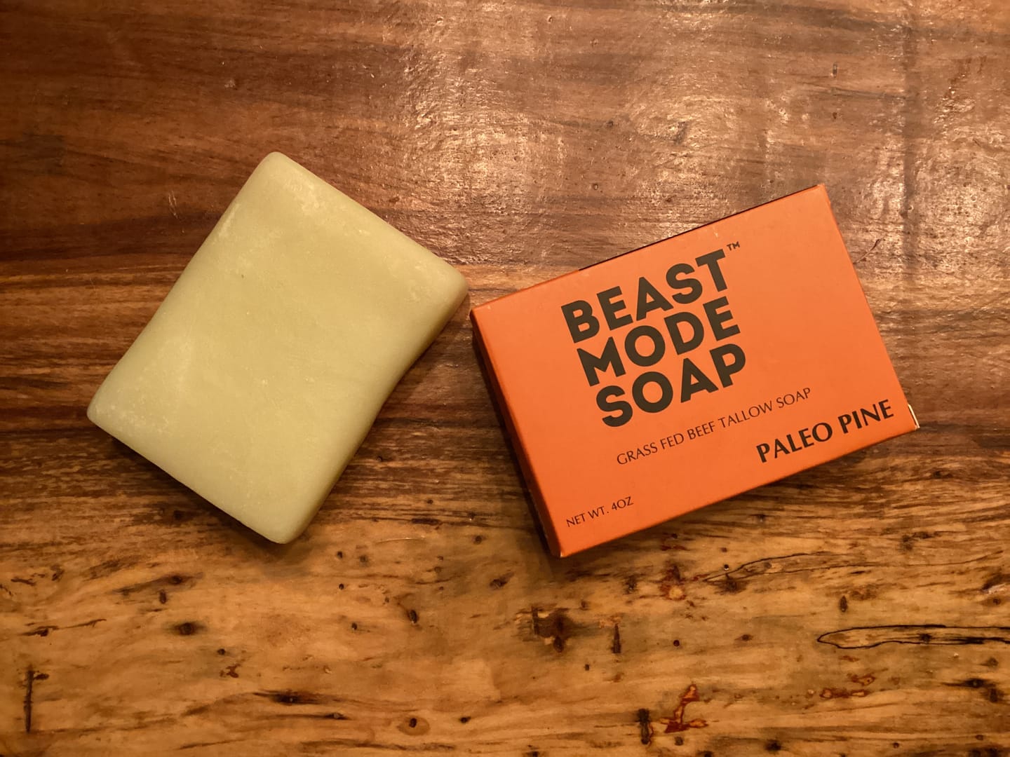 Customer photo review of Tallow Soap for men