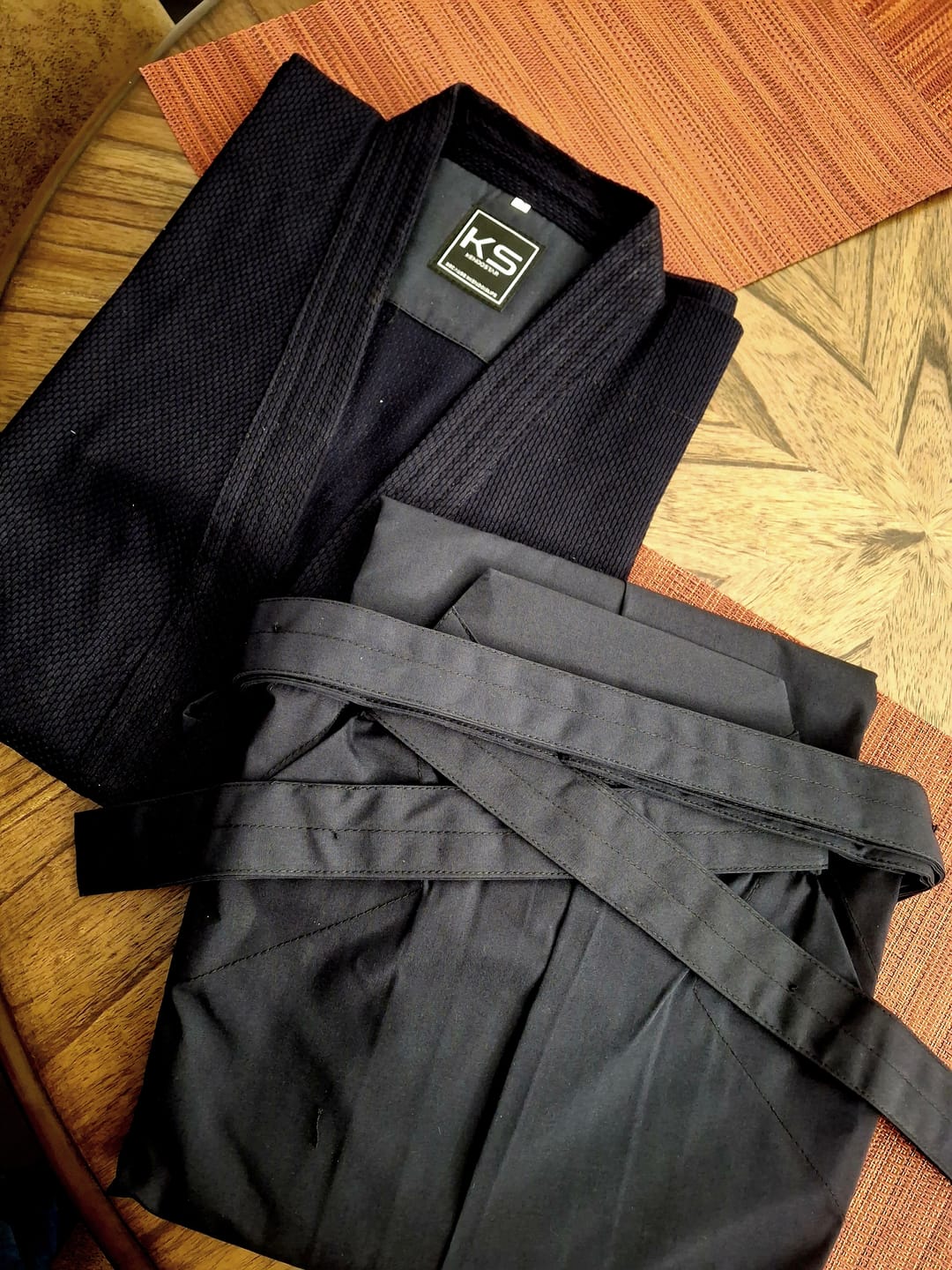 Customer photo review of KendoStar Essentials: Single Layer Cotton Kendogi & Synthetic Hakama Uniform Set