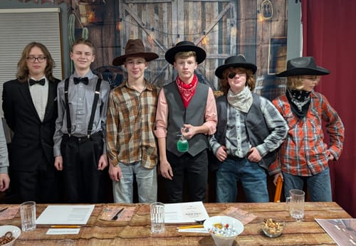 Customer photo review of Expansion Pack - Host Your Own Wild West Cowboy Themed Murder Mystery Game Kit