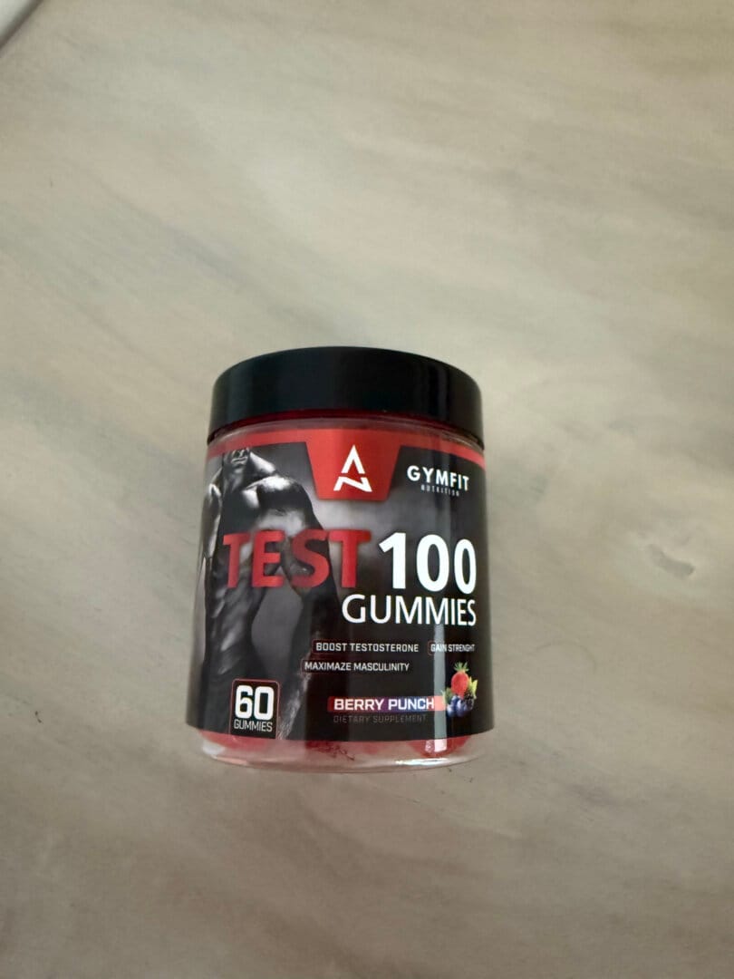 Customer photo review of Gymfit Nutrition TEST 100 Gummies