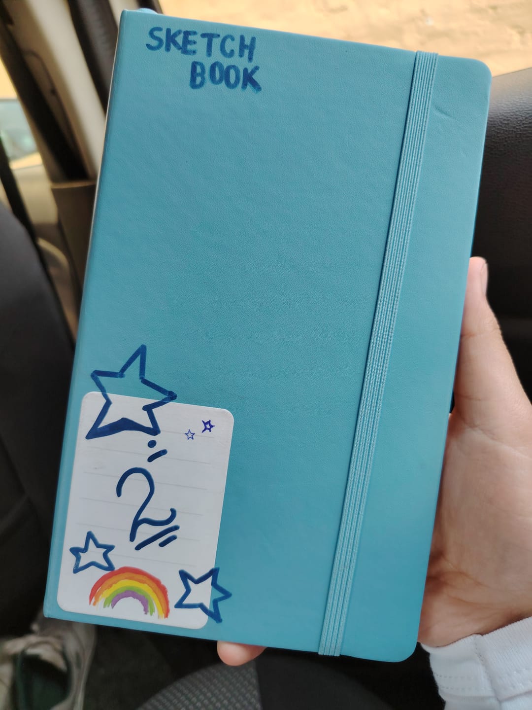Customer photo review of Talens Art Creation Sketch Book - Libreta Lake Blue 80 Hojas 140 g/m2