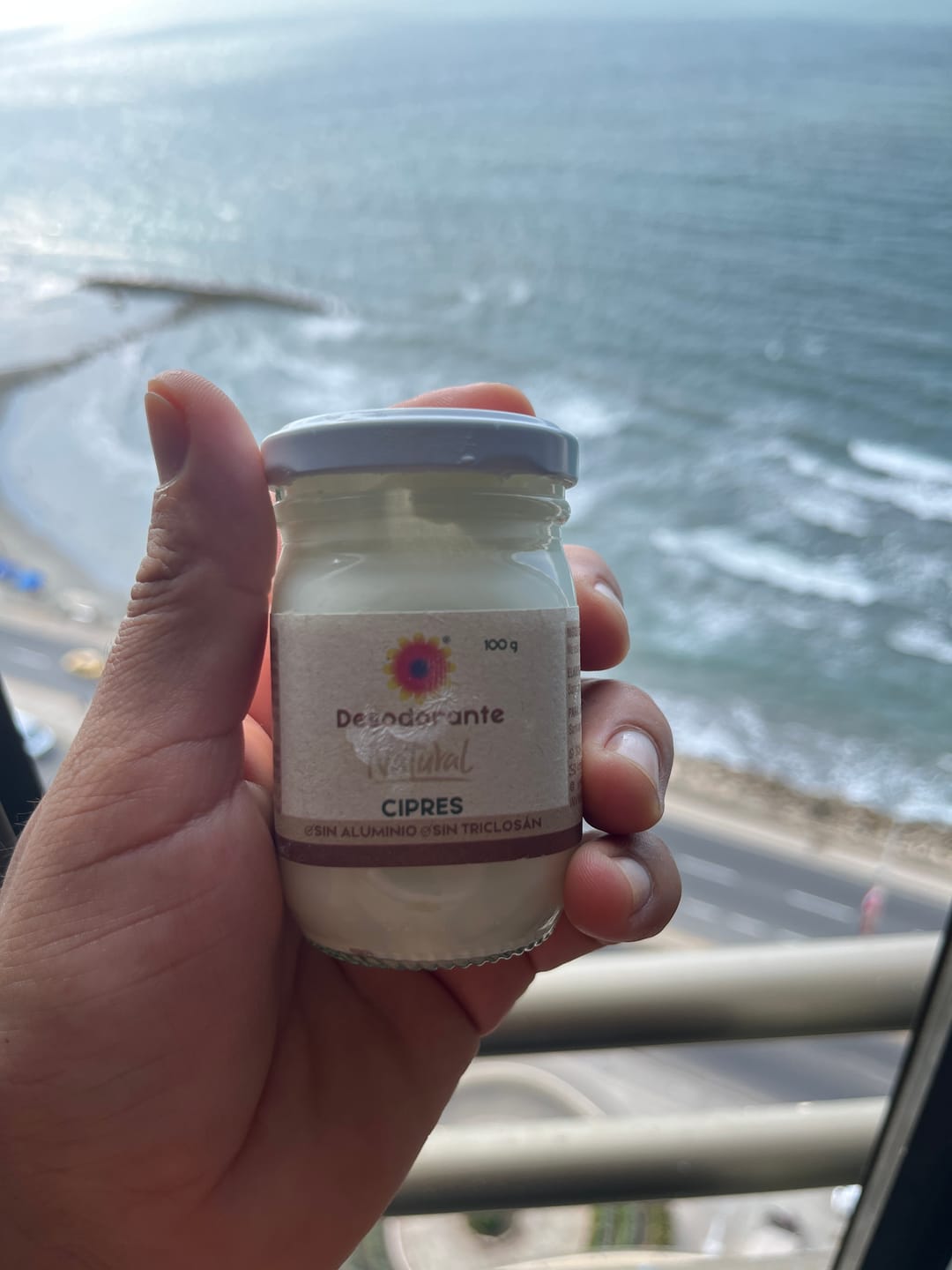 Customer photo review of Desodorante natural sin aluminio