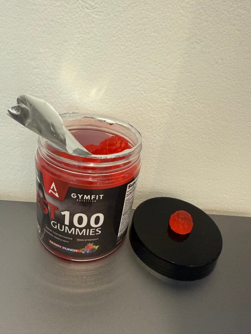 Customer photo review of Gymfit Nutrition TEST 100 Gummies
