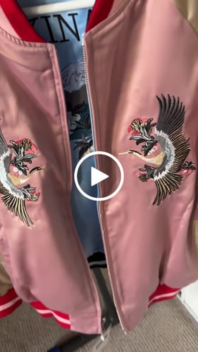 Customer video review of Mountain & Tiger Souvenir Jacket [Reversible]