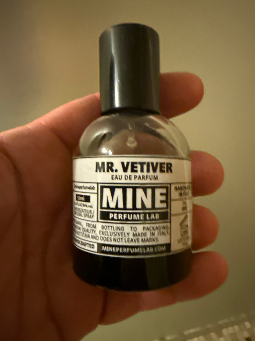Customer photo review of MR. VETIVER