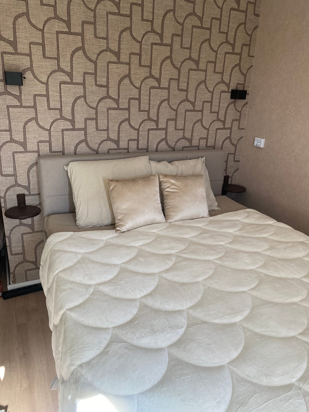 Customer photo review of Dekbed Zonder Overtrek Velvet™ Pearl White