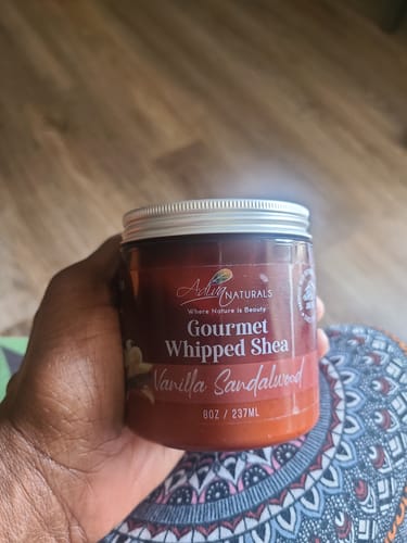 Customer photo review of Gourmet Whipped Shea - Vanilla Sandalwood 💎Luxe 8oz | Body Butter