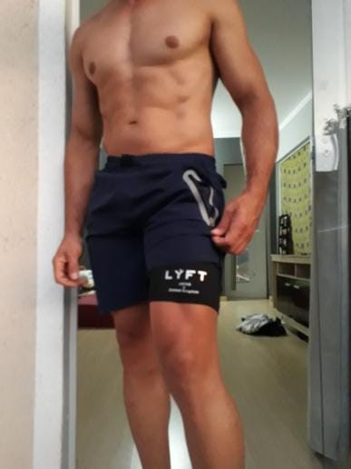 Customer photo review of Gymfit Lyft 2 in 1 Shorts
