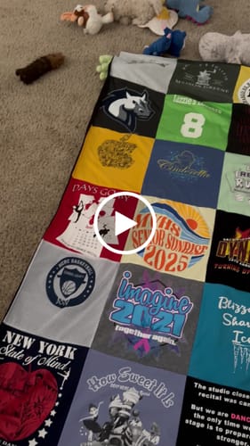 Customer video review of T Shirt Quilt by Project Repat