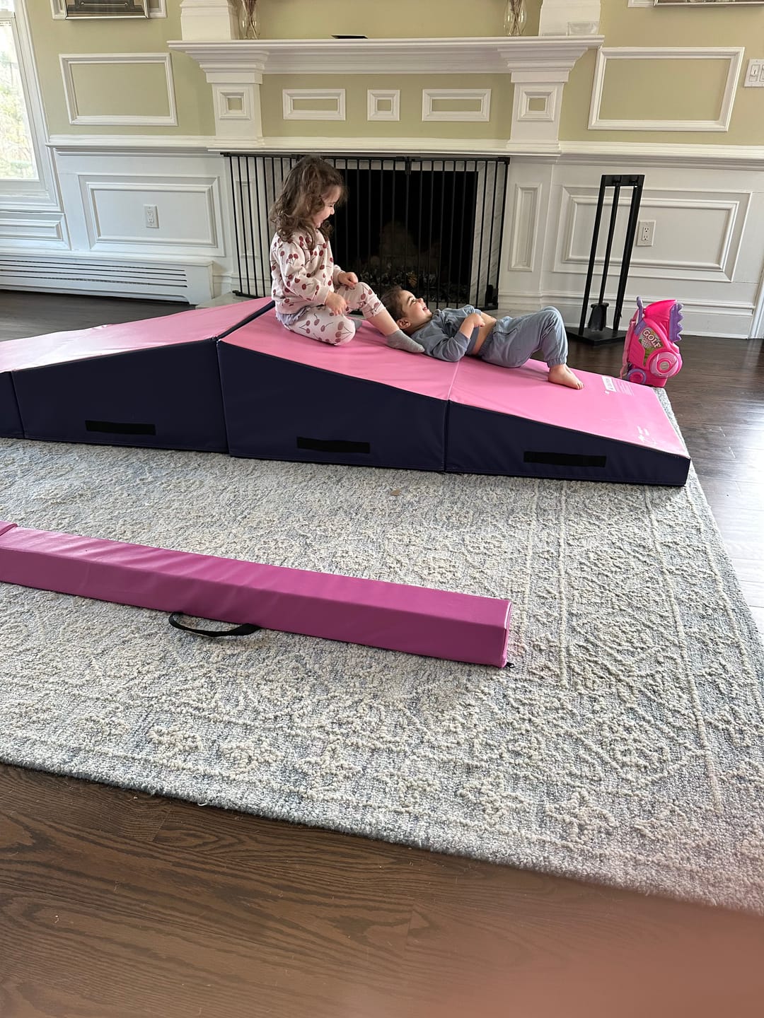 Customer photo review of Gymnastics Tumbling Cheese Wedge Mat (S/M/L)