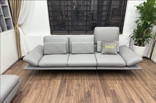 Customer photo review of Bộ ghế sofa da cao cấp phòng khách PRIME