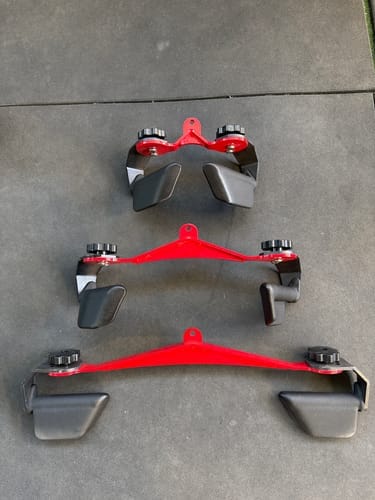 Customer photo review of Set de 3 Agarres de Polea Fijos Ergonómicos IRONSIDE