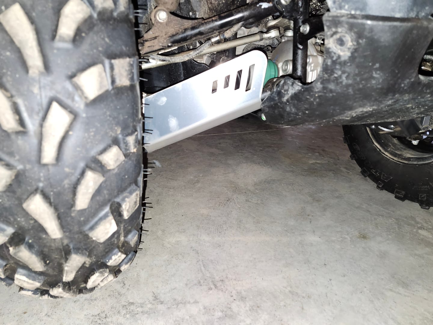 Customer photo review of A-arm & CV Boot Guard Kit — Suzuki KingQuad 450/500/700/750 (2005+)