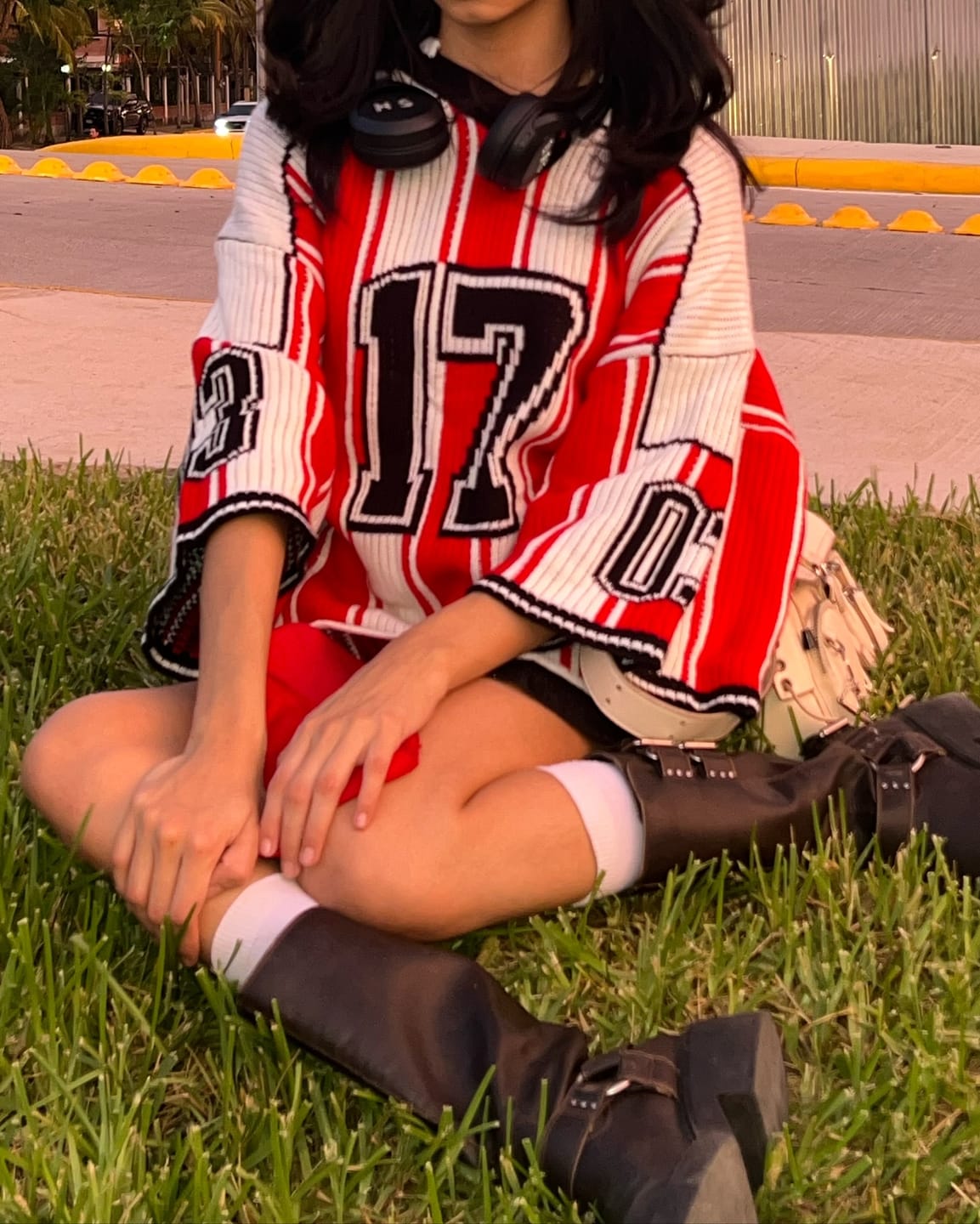 Customer photo review of Aelfric Eden 17 Stripe Football Knit