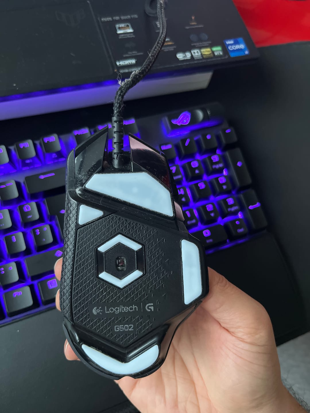 Customer photo review of Logitech G502 için Hoverpad V3 Mouse Skate