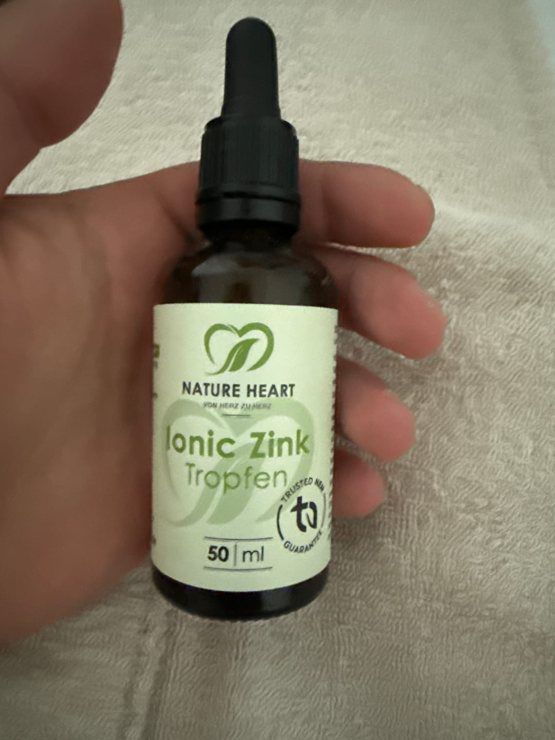 Customer photo review of Ionic Zink Tropfen