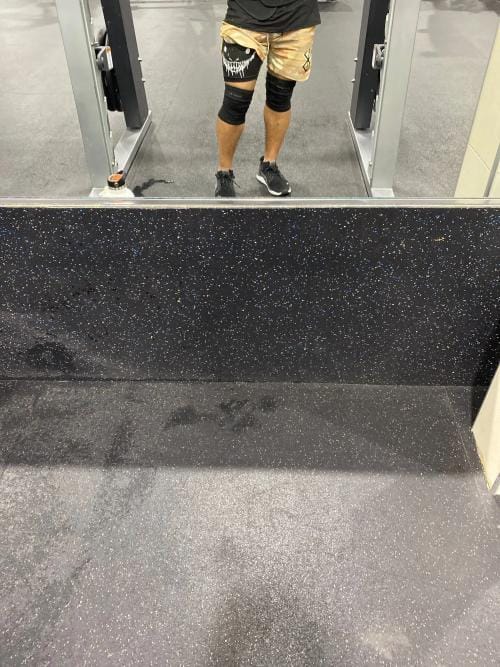 Customer photo review of Gymfit Berserk Shorts