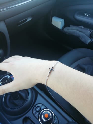 Customer photo review of CROSS BRACELET