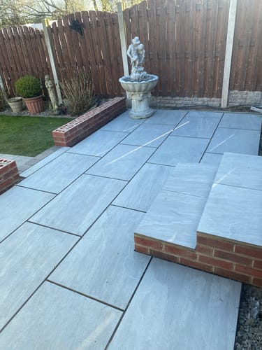 Customer photo review of Kandala - Grey Porcelain Paving Tiles - 900 x 600 x 20mm