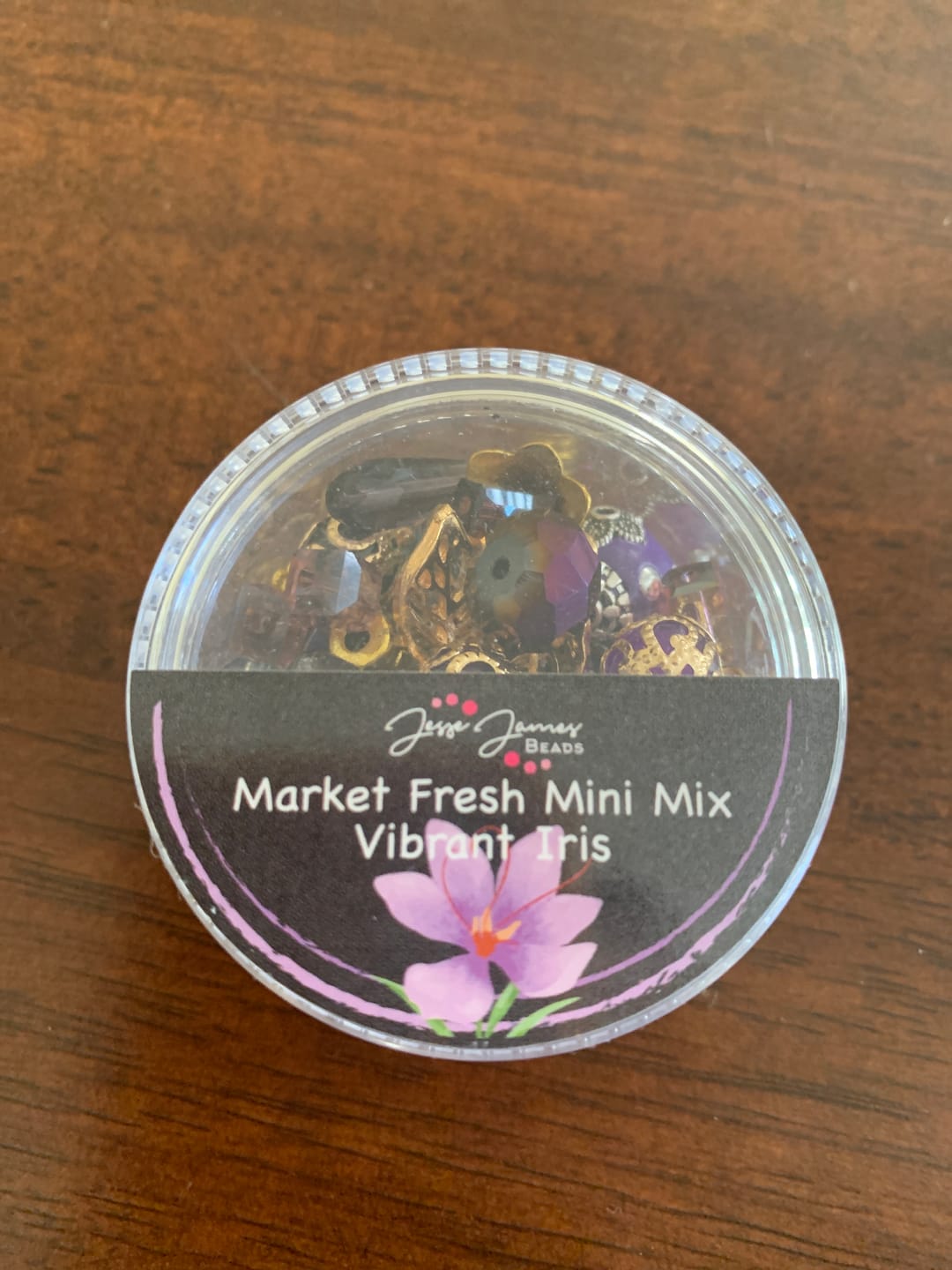 Customer photo review of Mini Bead Mix in Vibrant Iris