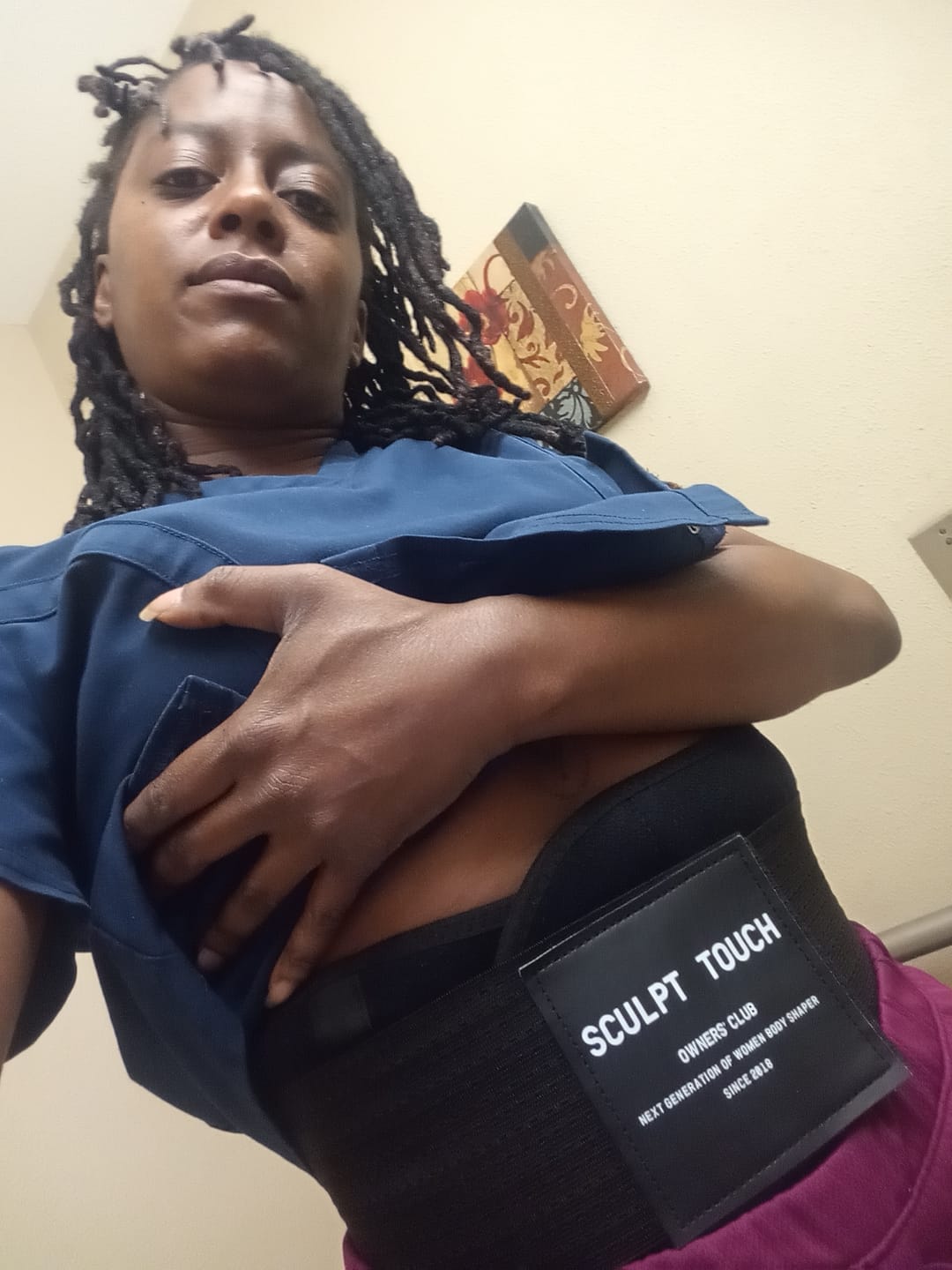 Customer photo review of Coreheat Sweat Girdle