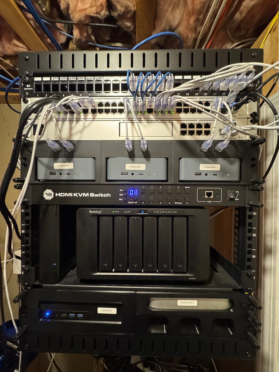 Customer photo review of Rack Mount for Minisforum MS-A1 WorkStation (Modular)