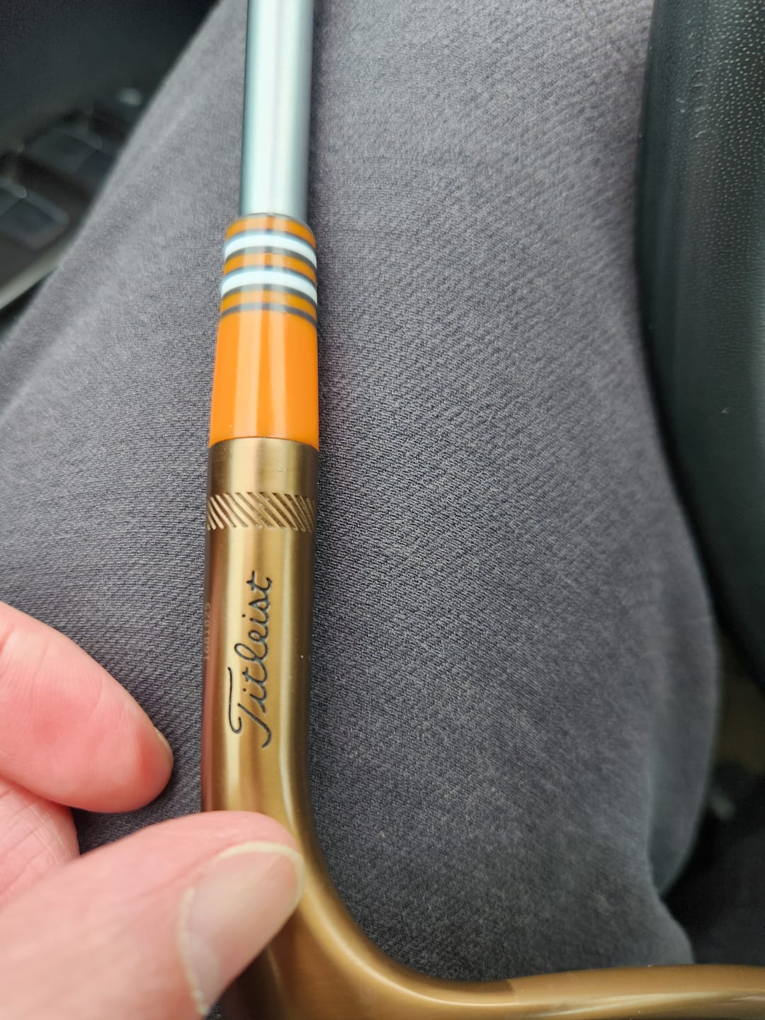 Customer photo review of Burnt Orange Custom Golf Ferrule - Burnt Ricky