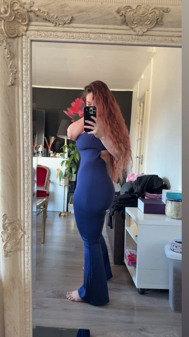 Customer photo review of Gymfit Jumpsuit V-rygg Flare Leg