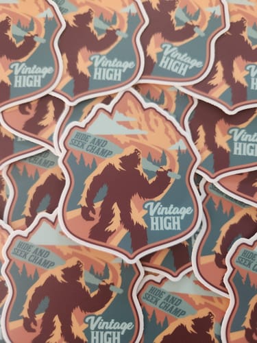 Customer photo review of 100 - 3.5" Custom Vinyl Stickers