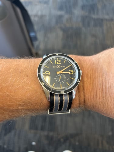 Customer photo review of NTTD Bond Nylon Watch Strap