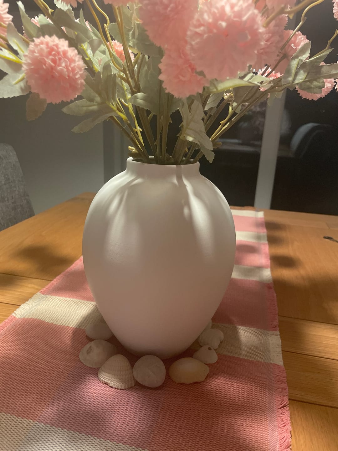 Kundenbewertung mit Foto zur Vase „Ella“ – Mattweiß