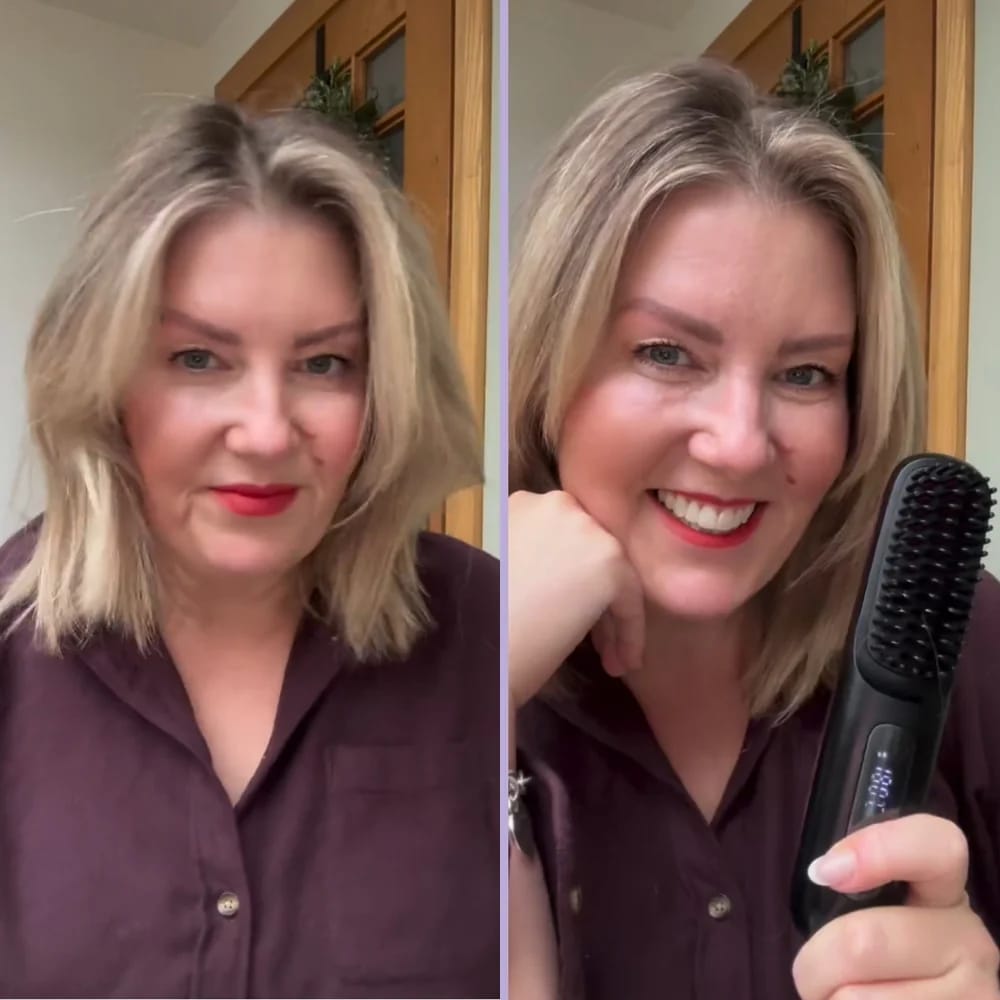 Customer photo review of LumaHair Pro hajformáló