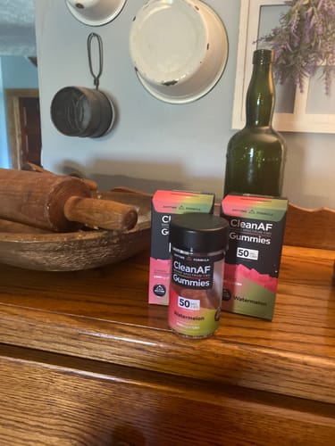 Customer photo review of Watermelon CBD Gummies