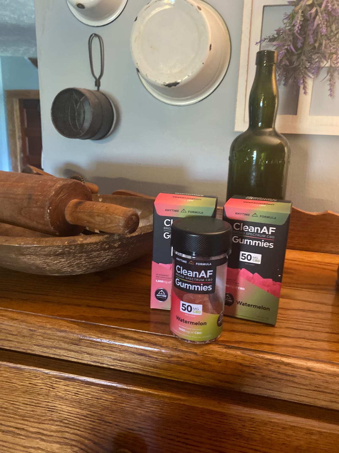 Customer photo review of Watermelon CBD Gummies