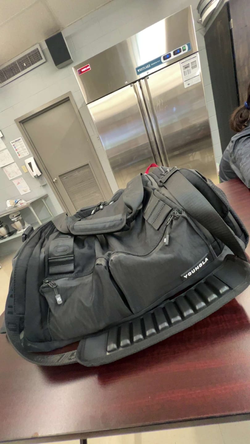 Customer photo review of 741 Hybrid Duffle Backpacks