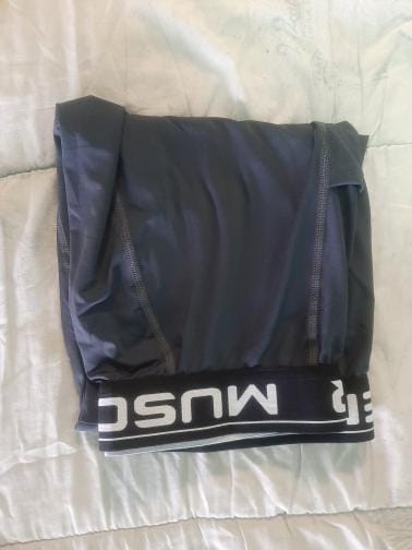 Customer photo review of Gymfit Men Compression Tights