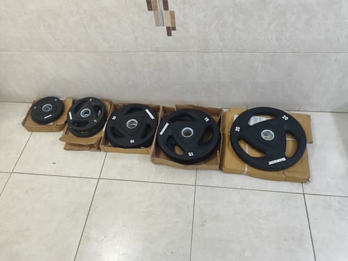 Customer photo review of Disco de 3 Agarres IRONSIDE (2.5 a 20 kg)