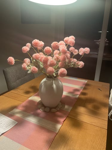 Customer photo review of Faux Kiku Flower - Pink (10 Stems / 50 Heads)