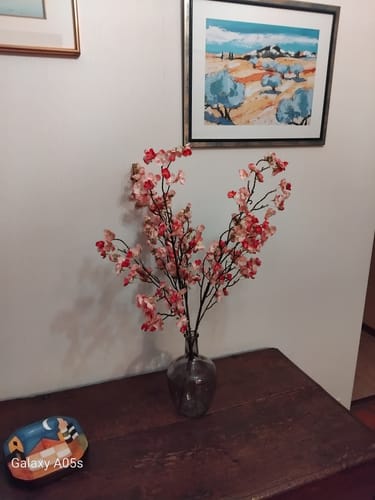 Customer photo review of Fleur de Sakura - Fuchsia rose (3 tiges)