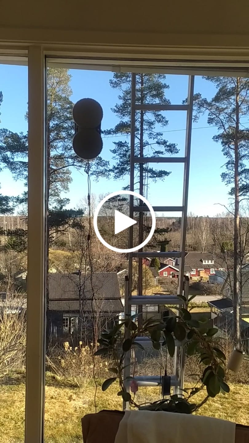 Customer video review of Extra putsdukar till fönsterputsrobot HCR-10