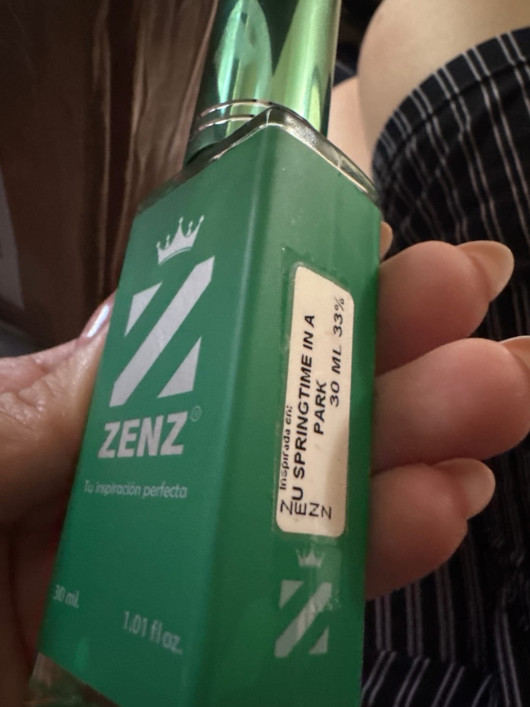 Customer photo review of Perfume Tendencia U SPRINGTIME IN A PARK zenz