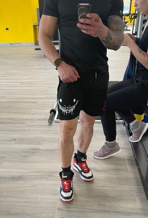 Customer photo review of Gymfit Berserk Shorts
